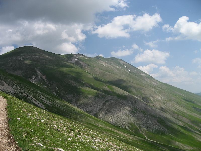 Lago di Pilato - Path to saddle point